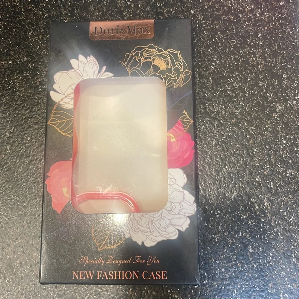 Pink 3D Dual-Layer Wavy Scratch-Resistant, Sweat-Proof And Phone Case